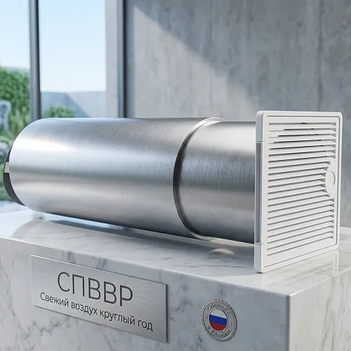СПВВР 125 — вентиляция с рекуперацией тепла для помещений до 25 м²