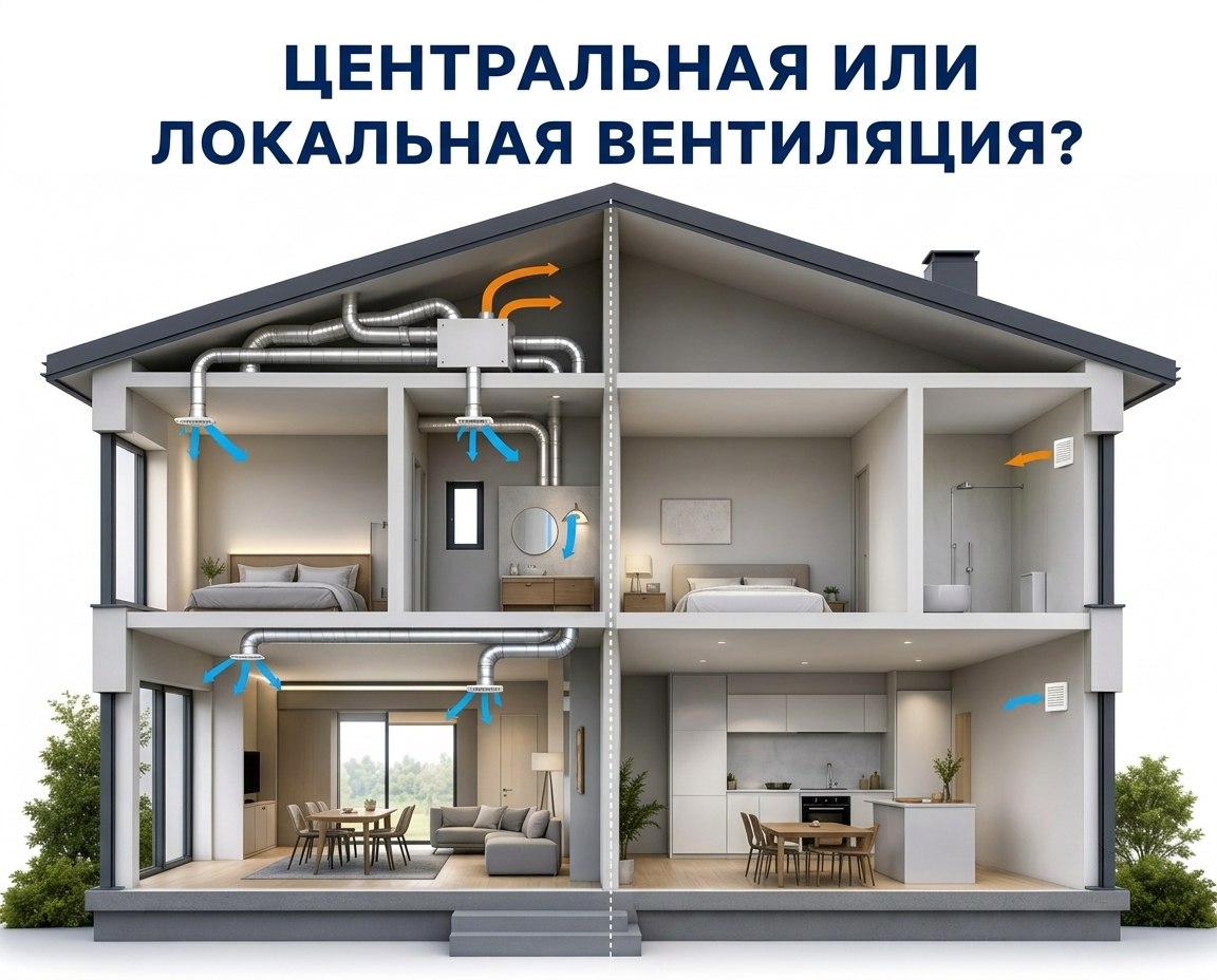 Центральная или локальная вентиляция: что выбрать для дома