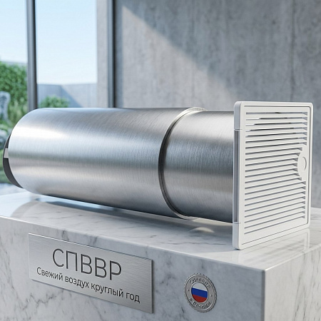 СПВВР 125 - вентиляция с рекуперацией тепла для помещений до 25 м